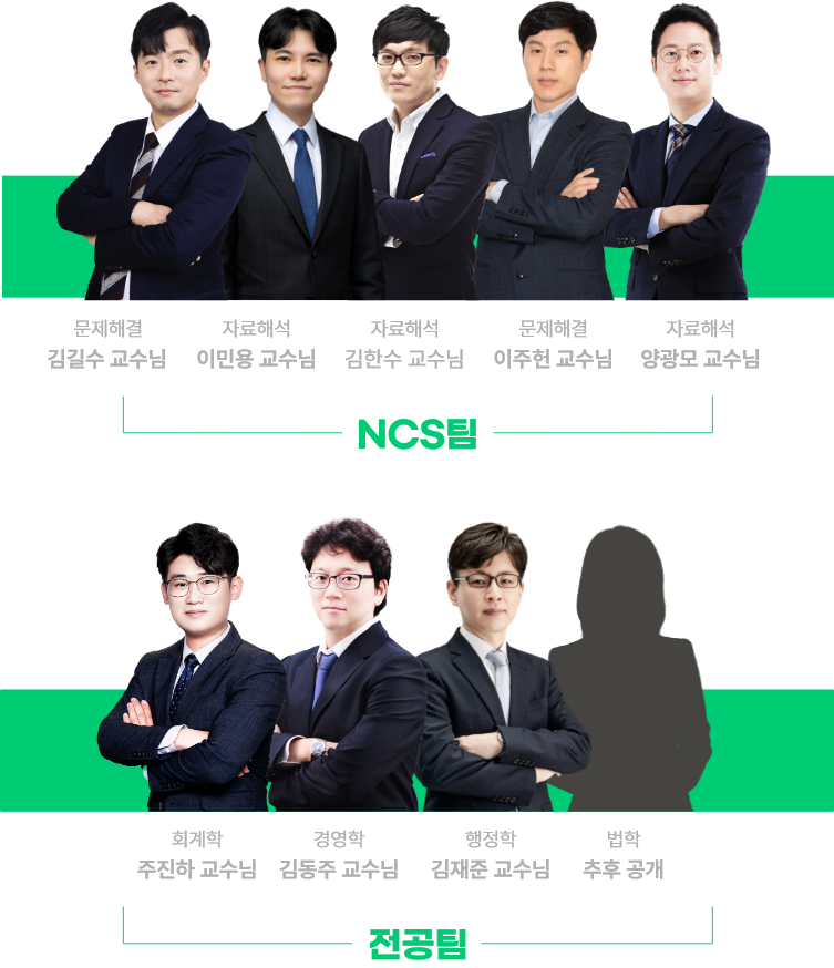 김길수, 길규범, 김한수, 김경훈, 양광모, 정용수, 주진하, 김동주, 김재준